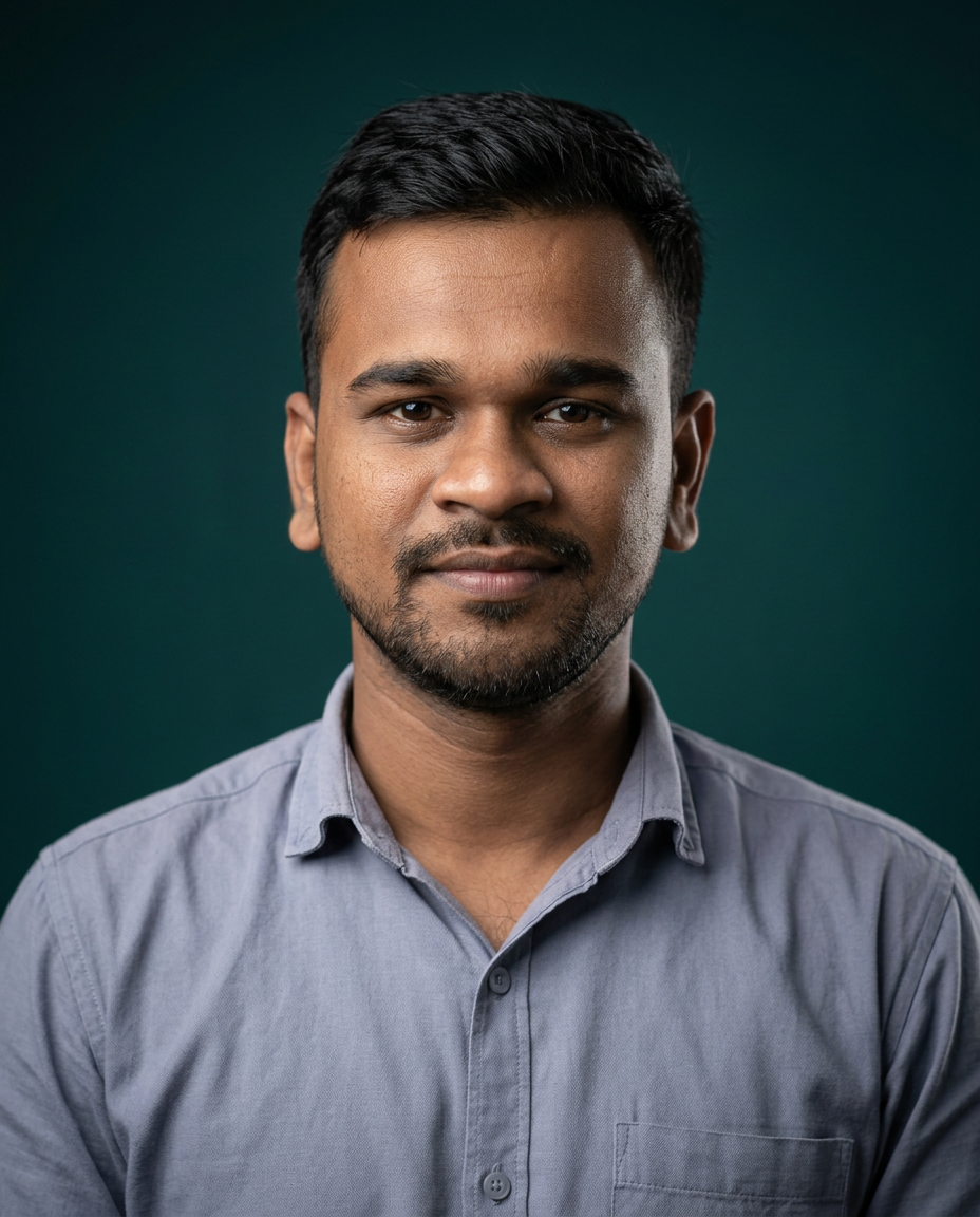 Habibur Rahman, SEO and GEO specialist, in a dark suit