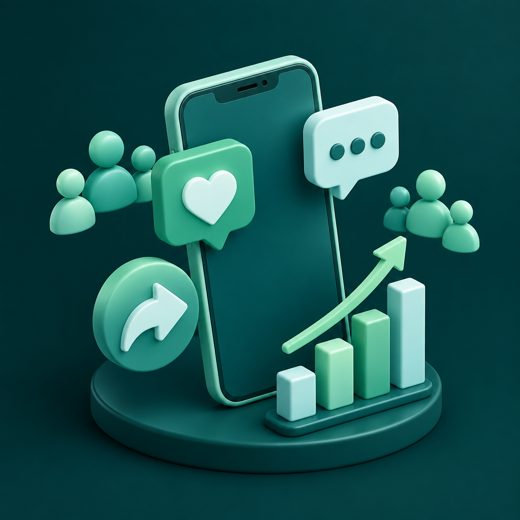 Social engagement and growth analytics — Social Media Marketing